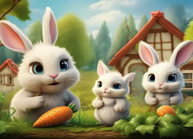 小兔子乖乖儿歌故事 小兔子乖乖儿歌故事怎样画图片