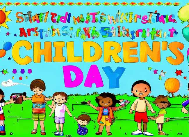 六一儿童节英语版的手抄报 - 六一儿童节英语版的手抄报1