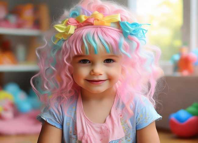 儿童女童发型图片 儿童小女孩发型图片