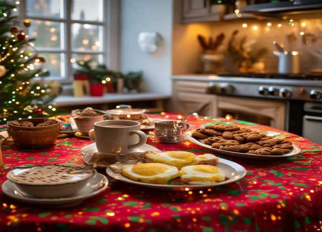圣诞节早餐 圣诞节早餐朋友圈文案