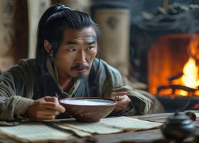 粥的故事 颜回喝粥的故事