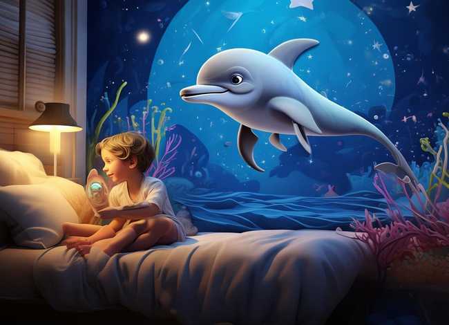 海豚的故事睡前儿童，关于海豚的睡前故事