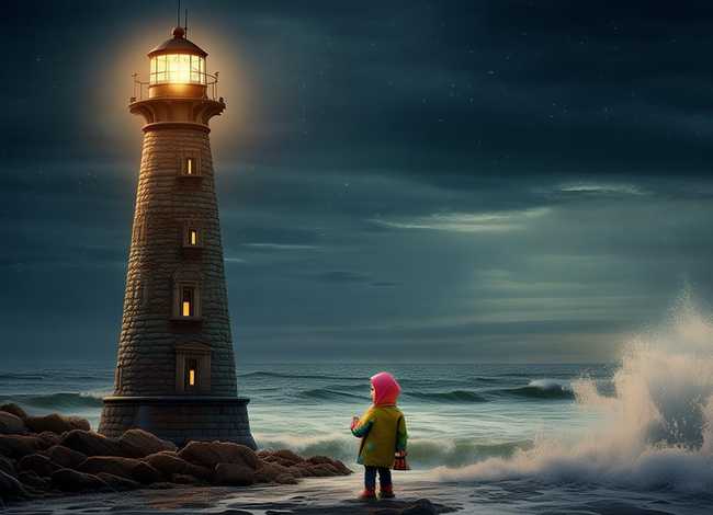 关于灯塔小故事小朋友（关于灯塔小故事小朋友怎么写）