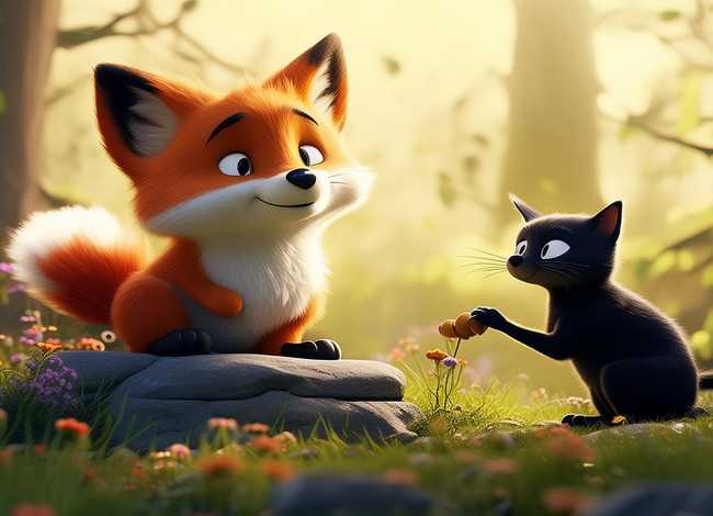 狐狸猫的儿童故事 - 狐狸和猫的故事主要内容