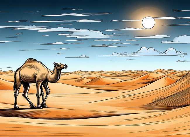 撒哈拉的故事图片（撒哈拉的故事图片简笔画）