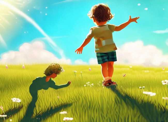 人为什么有影子儿童故事 人为什么会有影子科学故事