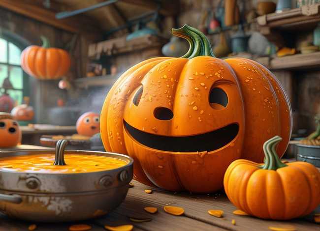 南瓜故事绘本，故事绘本南瓜汤