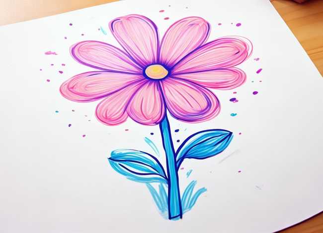 兰花的儿童画简单 - 兰花的儿童画简单图片