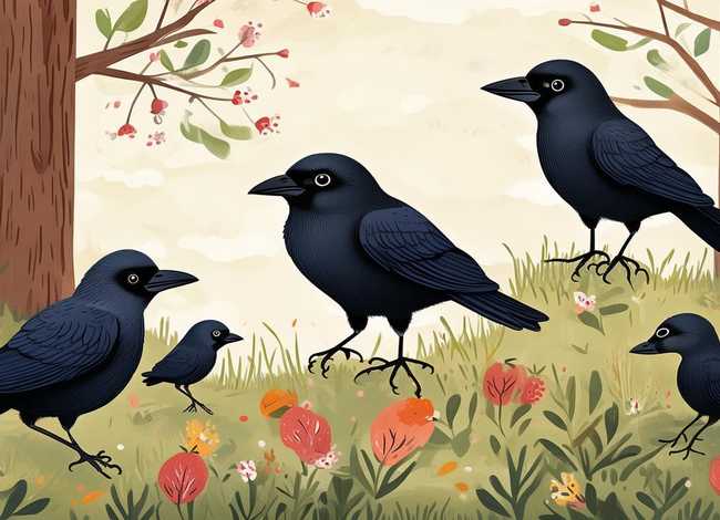 儿童乌鸦故事全集 - 乌鸦的幼儿故事