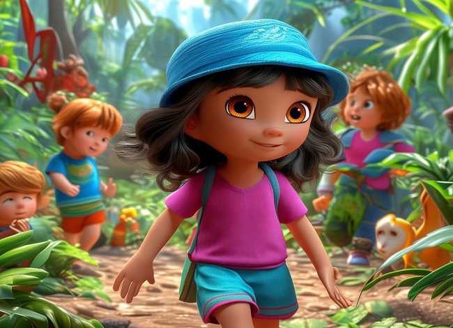 儿童学英语动画片(朵拉)大全，朵拉英语动画片全集下载