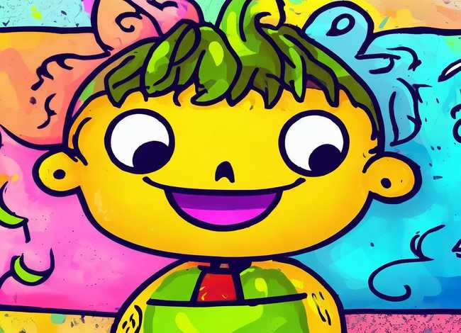 儿童手绘漫画人物可爱 儿童手绘漫画人物可爱图片