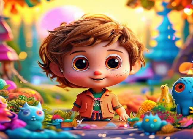 儿童故事绘本插画（幼儿绘本故事插画）