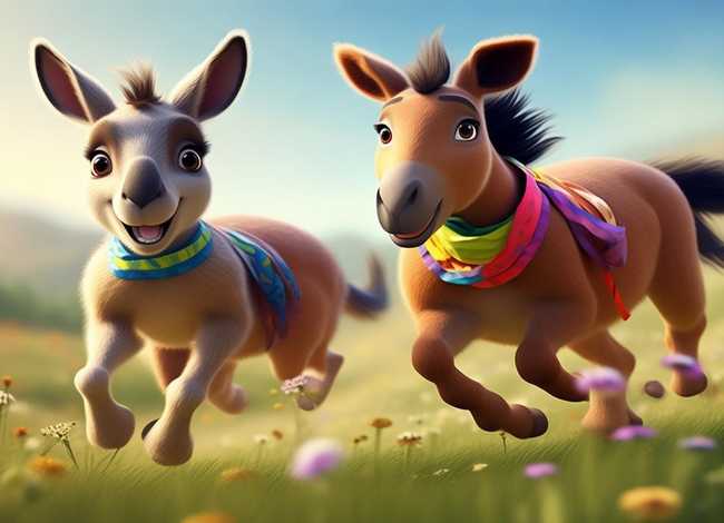 儿童故事小袋鼠和小马比赛（小袋鼠和大袋鼠的故事）