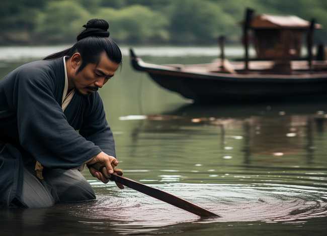 刻舟求剑故事表演，刻舟求剑的故事表演