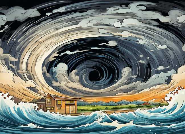 台风故事绘本、台风故事绘本图片