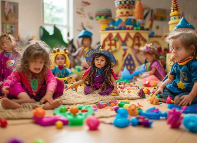 儿童扮演角色 儿童扮演角色的玩具