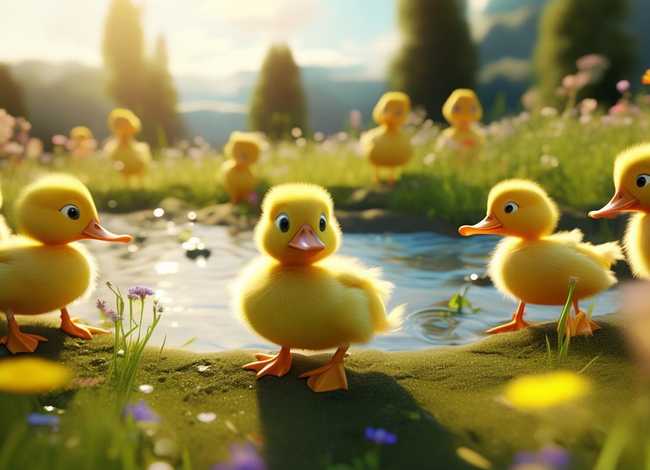 儿童故事小鸭子找妈妈 - 幼儿故事小鸭子找妈妈