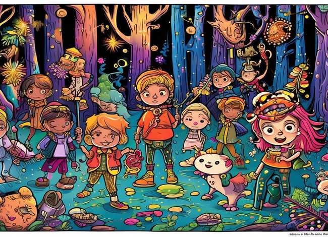 儿童连环画10张，儿童连环画10张图片