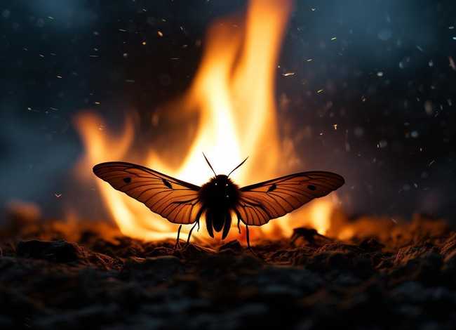 飞蛾扑火故事100字；飞蛾扑火的故事100字