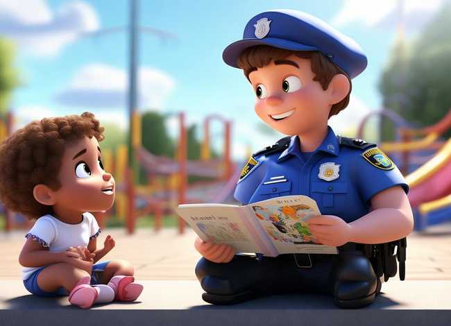 关于警察的儿童小故事文本、关于警察的小故事幼儿