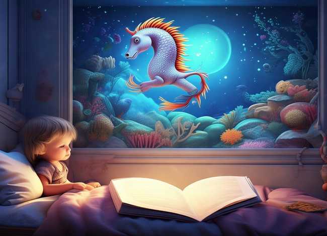 海马儿童睡前故事、海马的睡前故事