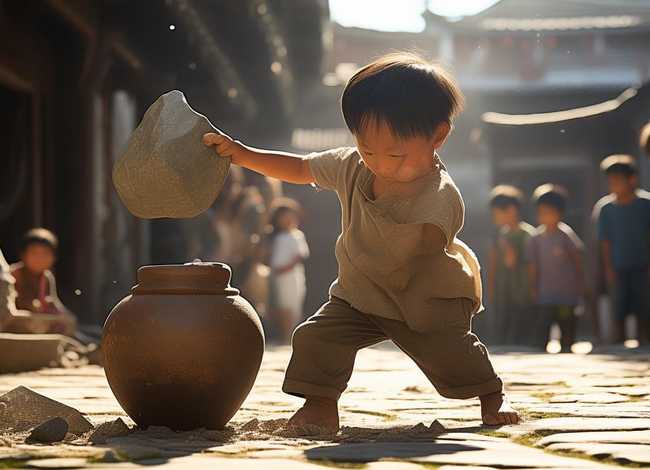 司马光砸缸儿童故事文字版、少儿故事司马光砸缸文字