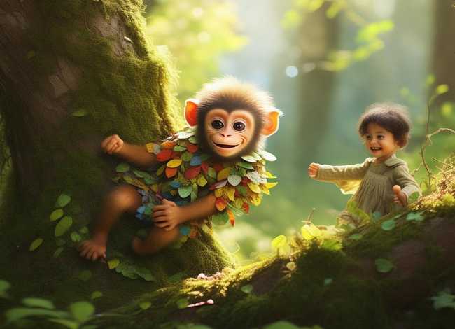 幼儿小猴子故事（幼儿小猴子故事图片）