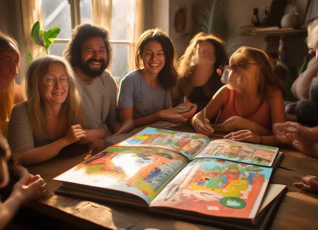 感恩的故事插画、感恩的故事插画作品