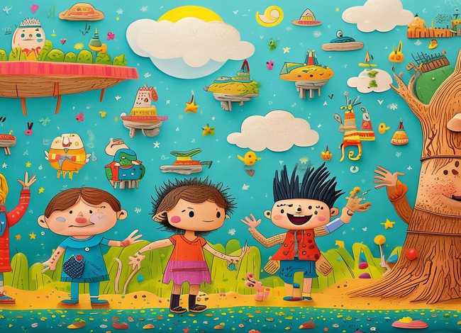 儿童自制绘本故事绘画图片 - 幼儿自制绘本故事图画