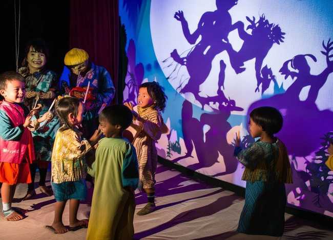 儿童影子戏；儿童影子戏大闹天宫