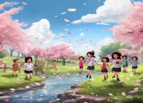 春天的故事小学生版（春天的故事小学生作文）