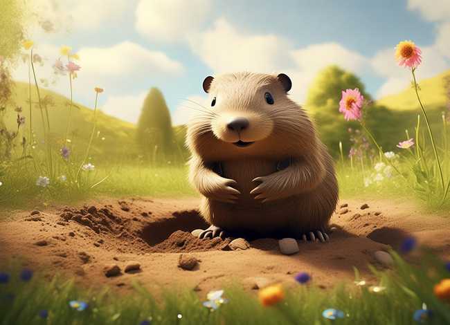 儿童绘本故事小地鼠 小地鼠挖地洞故事绘本