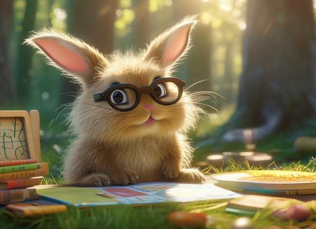 小兔子近视了儿童故事 - 小兔近视了故事的教案