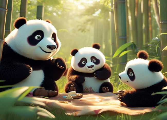 儿童故事熊猫一家 熊猫一家人故事