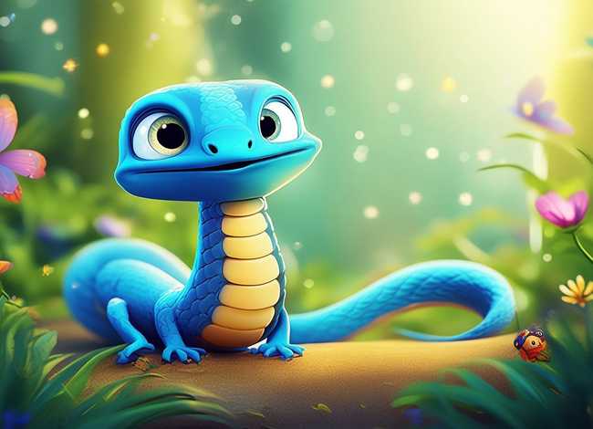 儿童小蛇故事书0-3岁 小蛇宝宝的故事