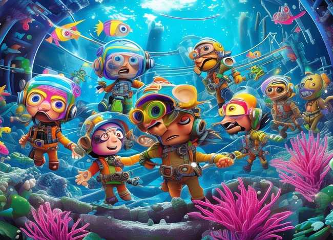 海底小纵队儿童剧宣传标语 海底小纵队的宣传标语