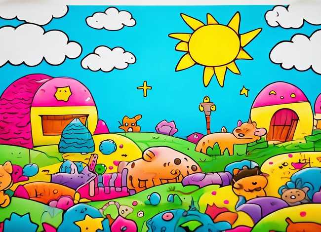 儿童图画可打印素材；儿童图画打印素材图片