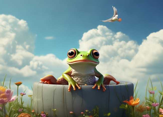 坐井观天的故事怎么讲给小朋友；坐井观天的故事怎么讲给小朋友听