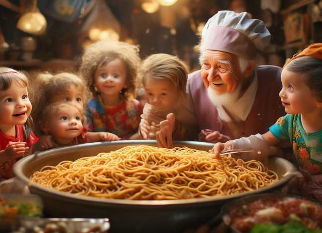 长寿面儿童故事 - 长寿面的故事幼儿