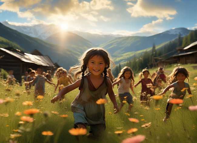 山区儿童生活照片、山区儿童生活照片图片