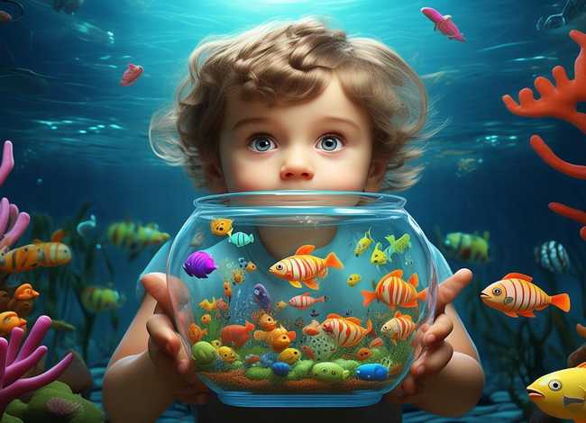 关于鱼的故事儿童版（关于鱼的故事简短幼儿）