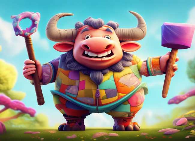 牛魔王儿童创意画，牛魔王儿童创意画怎么画