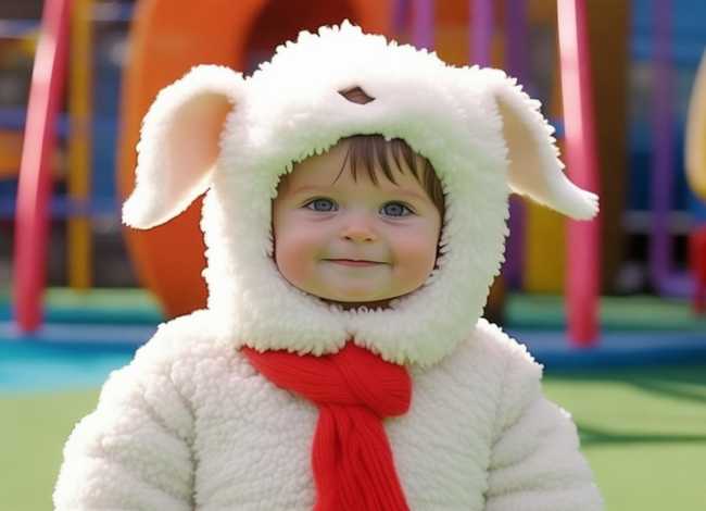 儿童喜羊羊演出装，儿童版喜羊羊