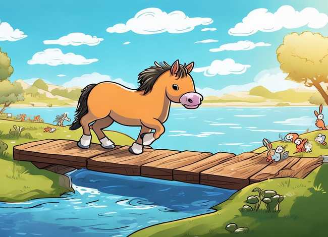 儿童故事小马过河视频 小儿故事小马过河视频