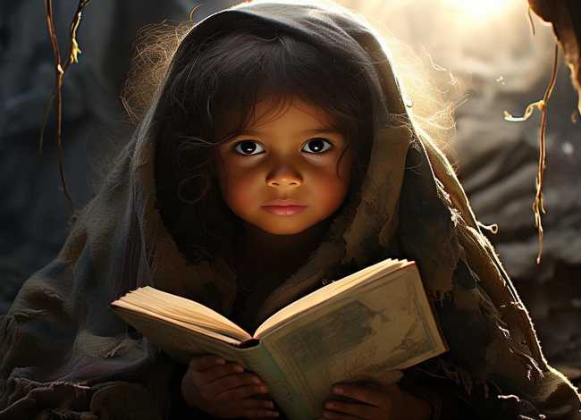 贫困儿童的故事；贫困小孩的故事与视频