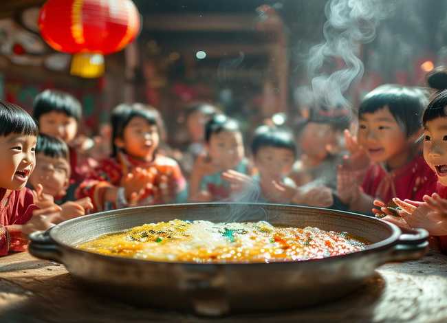 腊八粥儿童故事视频，腊八粥民间故事视频