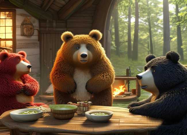 《三只熊》的故事 《三只熊》的故事内容