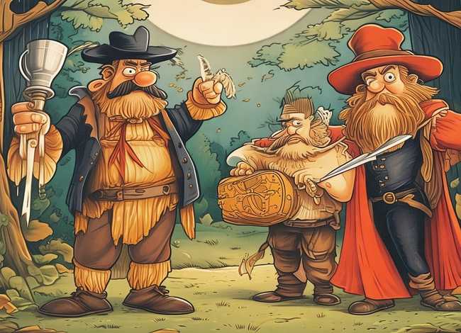 儿童绘本故事三个强盗、绘本故事《三个强盗》