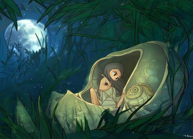 田螺姑娘儿童故事背景音乐 - 田螺姑娘的故事背景