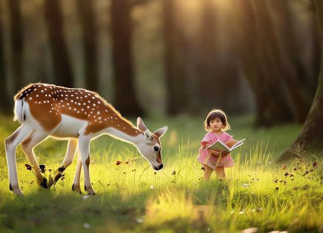 关于梅花鹿的儿童故事、关于梅花鹿的民间故事